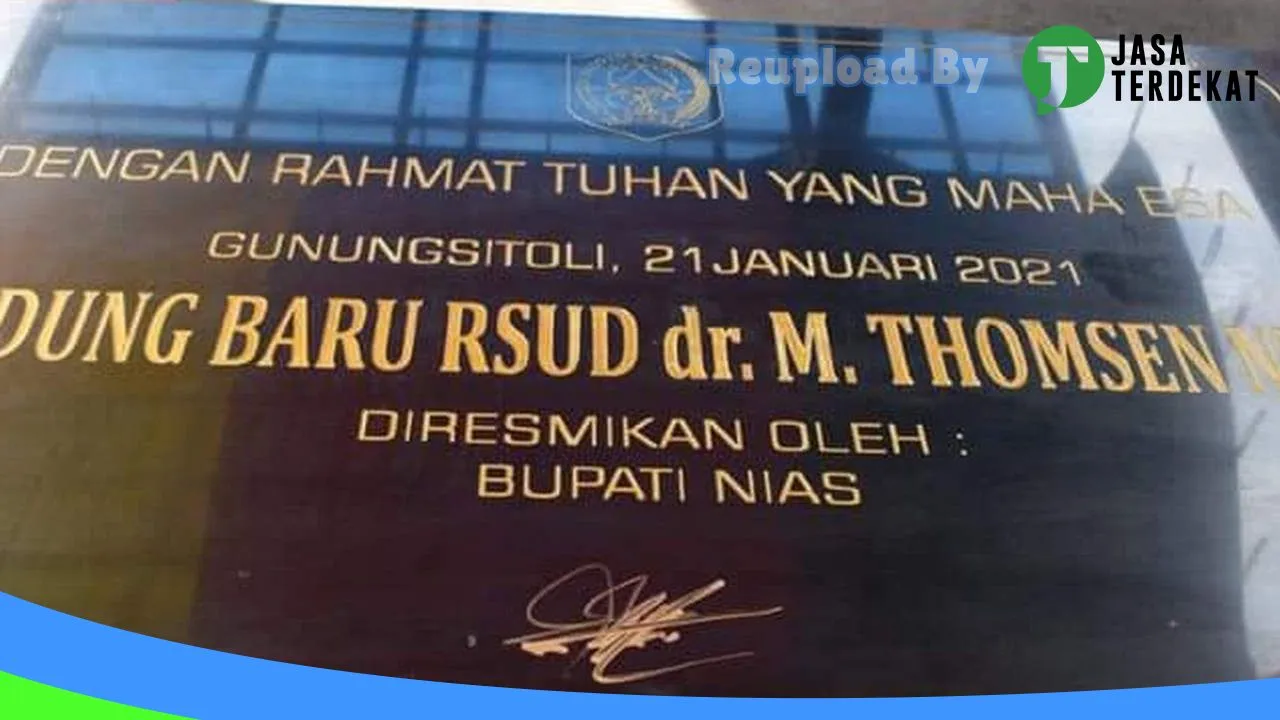 Gambar RSUD dr. M. THOMSEN NIAS: Jam Besuk, Ulasan, Alamat, dan Informasi Lainnya ke 3