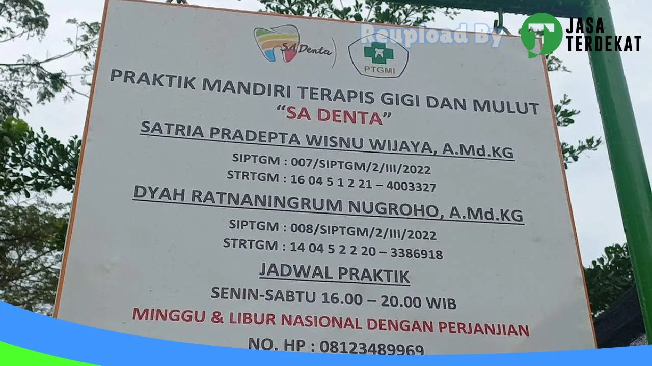 Gambar Praktek Terapis Gigi Dan Mulut “SA Denta”: Jam Besuk, Ulasan, Alamat, dan Informasi Lainnya ke 5