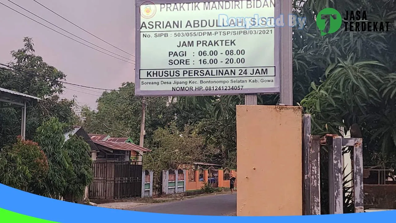 Gambar Tempat Praktek Mandiri Bidan (TPMB) Asriani Abdullah, S.ST. – Gowa, Sulawesi Selatan ke 1