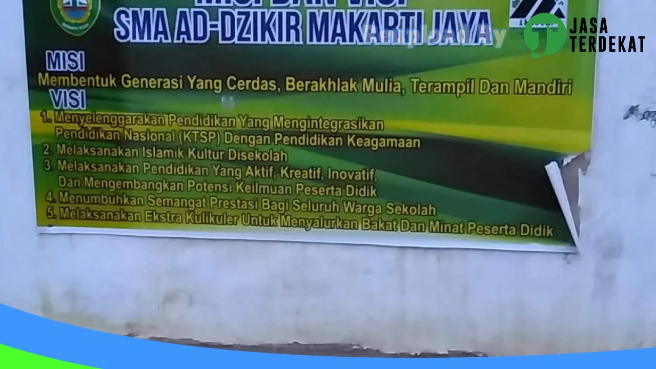 Gambar SMA AD-DZIKIR MAKARTI JAYA – Banyuasin, Sumatera Selatan ke 5