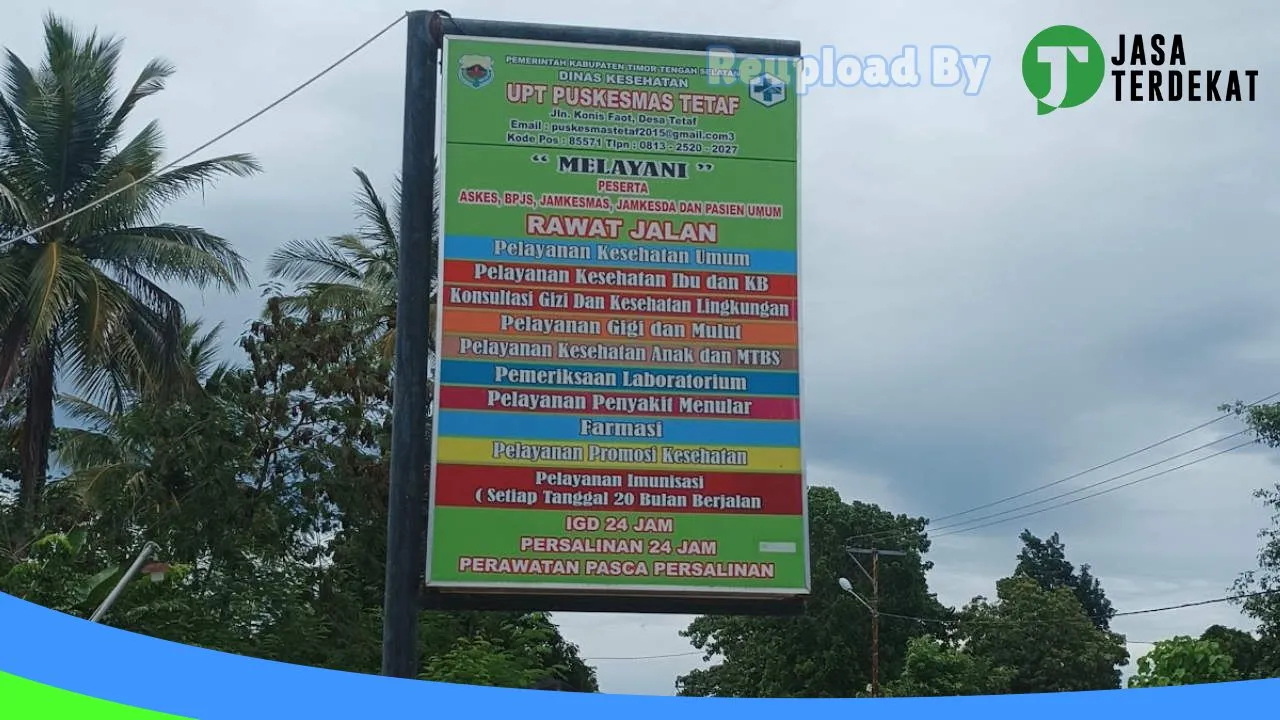 Gambar Puskesmas Tetaf: Jam Besuk, Ulasan, Alamat, dan Informasi Lainnya ke 1