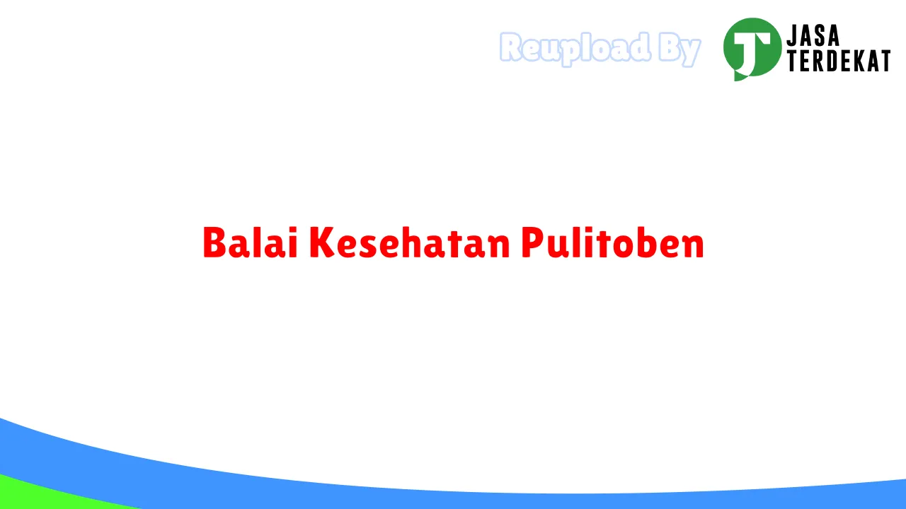 Balai Kesehatan Pulitoben