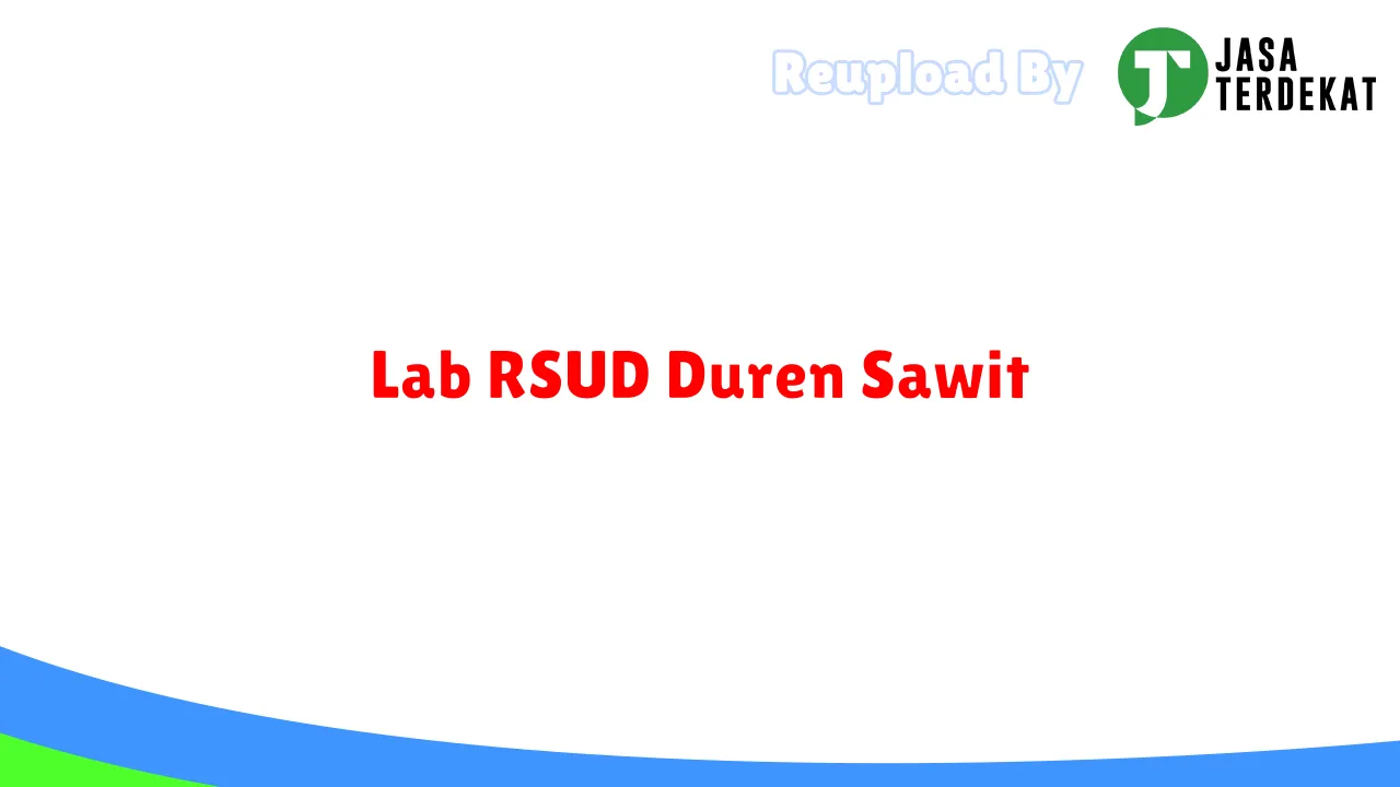 Lab RSUD Duren Sawit