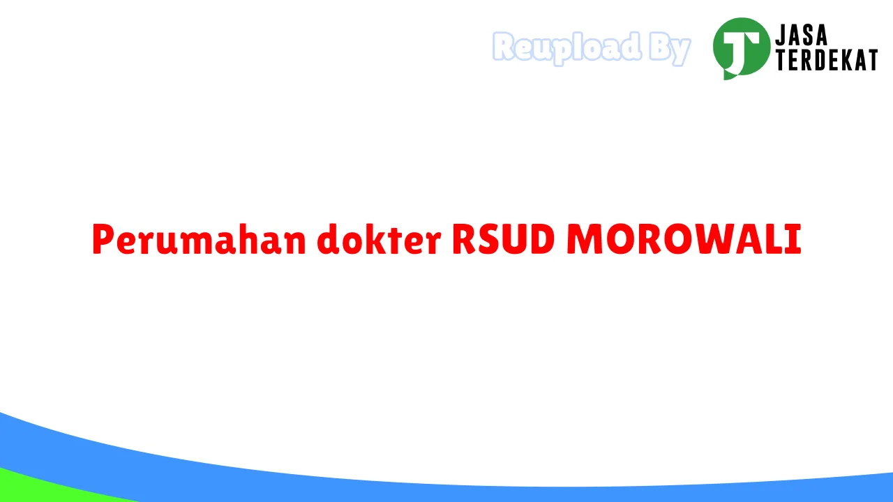 Perumahan dokter RSUD MOROWALI