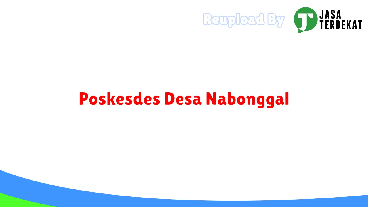 Poskesdes Desa Nabonggal