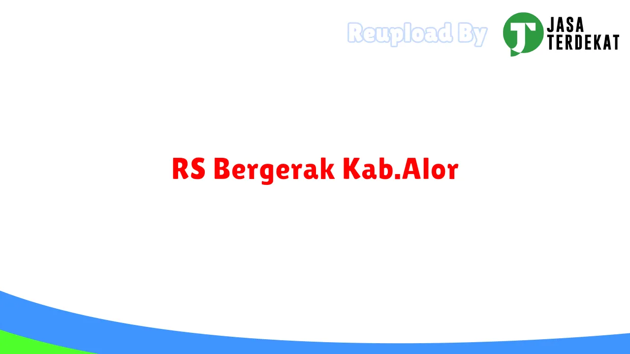 RS Bergerak Kab.Alor