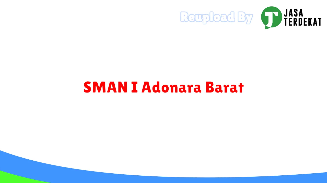 SMAN I Adonara Barat