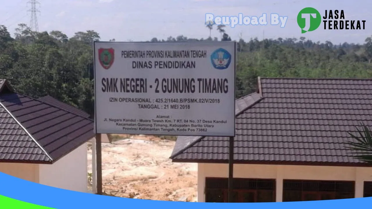 Gambar SMK NEGERI 2 GUNUNG TIMANG – Barito Utara, Kalimantan Tengah ke 3