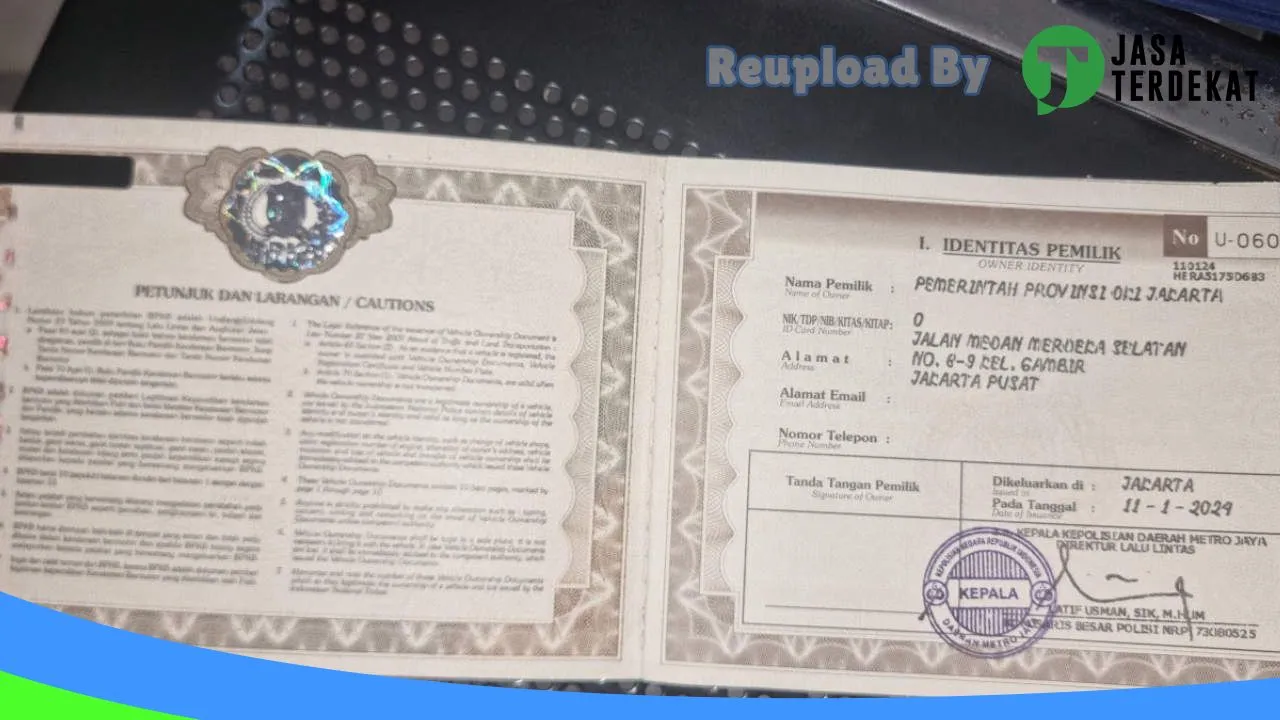 Gambar CABANG Birojasa STNK & SIM JABODETABEK CV. INDRAJAYA – Jakarta Timur, DKI Jakarta ke 5