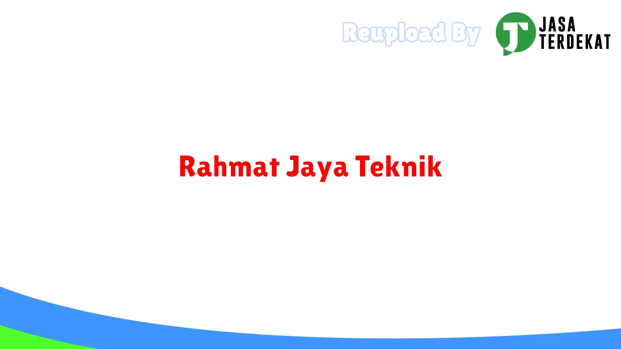 Rahmat Jaya Teknik