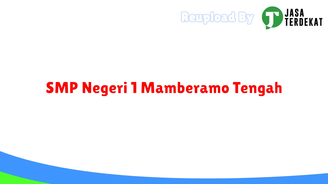SMP Negeri 1 Mamberamo Tengah