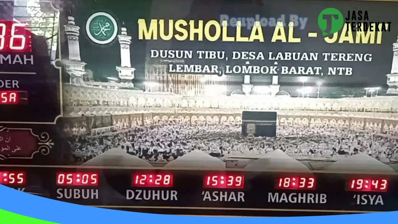 Gambar Running Text, Jam Digital Masjid Lombok di Lombok Barat, Nusa Tenggara Barat ke 5