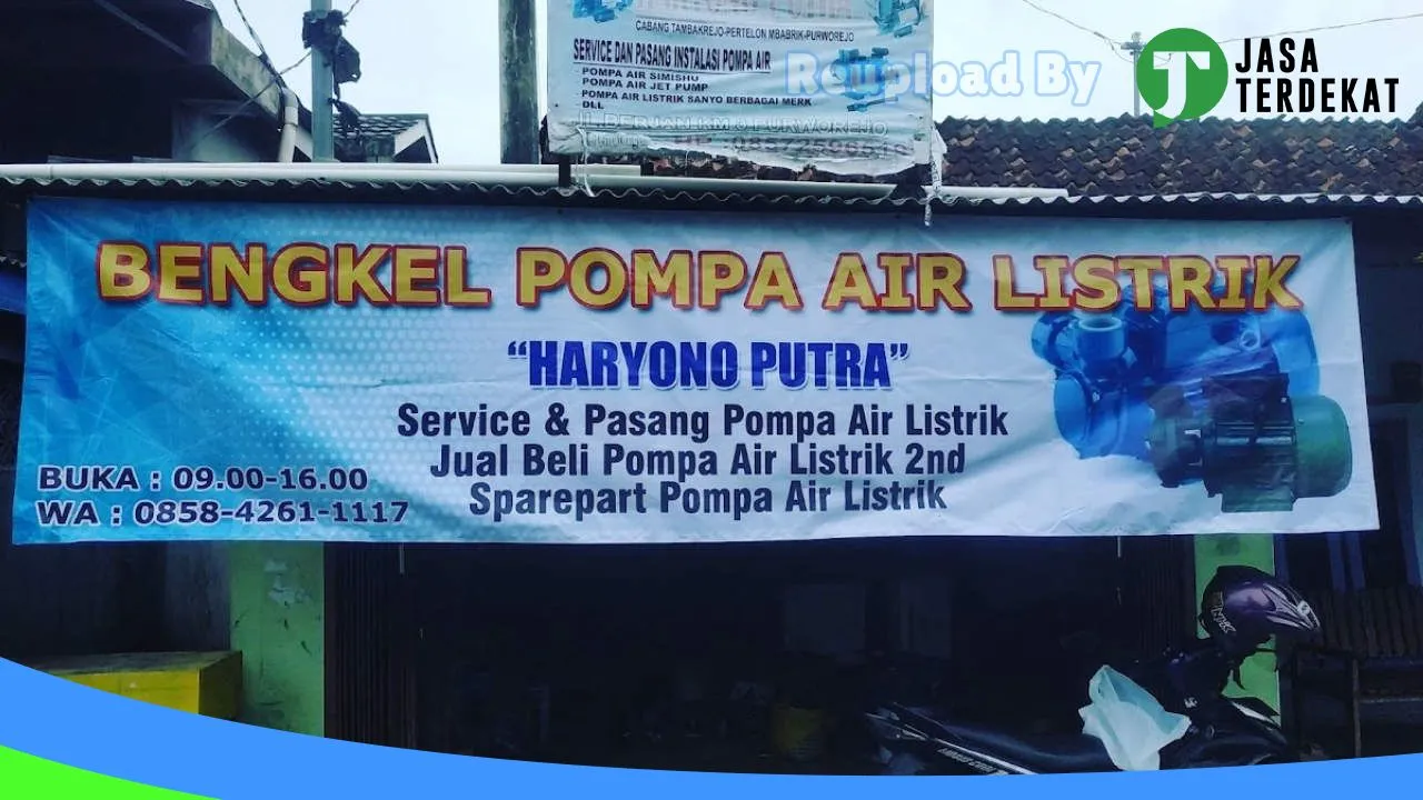 Gambar Bengkel & Service Pompa Air Listrik Haryono Putra di Purworejo, Jawa Tengah ke 3