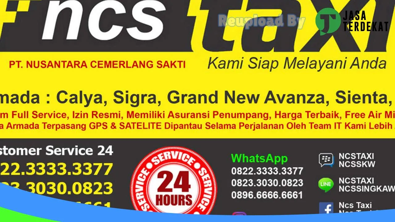 Gambar NCS TAXI SINGKAWANG PONTIANAK BANDARA PEMANGKAT SAMBAS SUNGAIDURI MEMPAWAH SUNGAIPINYUH PELABUHAN TEBAS SAMALANTAN di Singkawang, Kalimantan Barat ke 1
