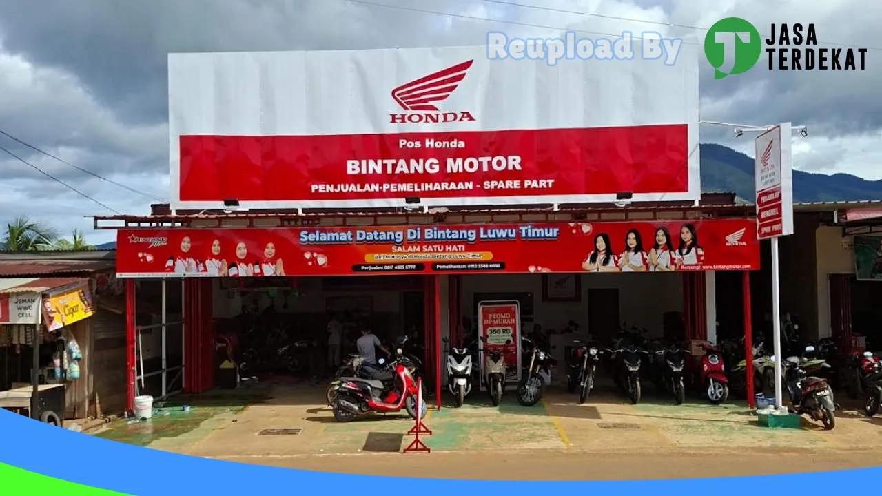 Gambar POS HONDA BINTANG MOTOR TOWUTI di Luwu Timur, Sulawesi Selatan ke 1
