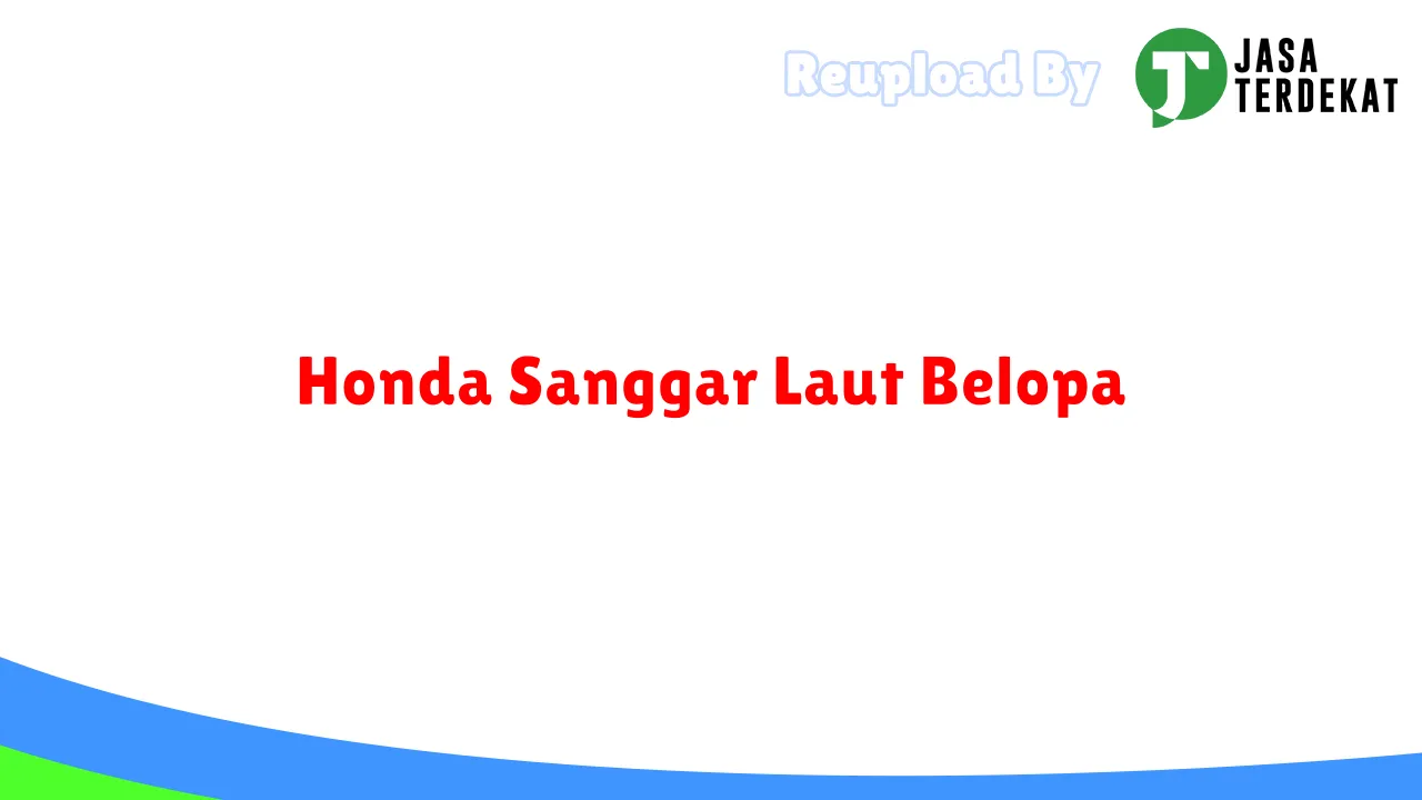 Honda Sanggar Laut Belopa